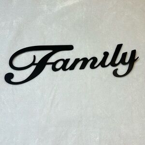 Black Family Hanging Decor